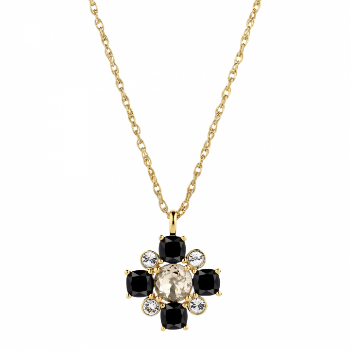 SASølvI Gull BLACK/GOLDEN Halskjede i gruppen Halskjede / Gullkjede hos SCANDINAVIAN JEWELRY DESIGN (430067)