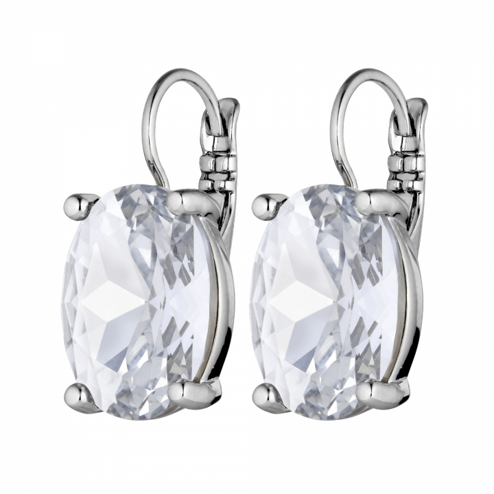 CHANTAL Sølv CRYSTAL Øreringer i gruppen Øredobber / Sølvøredobber hos SCANDINAVIAN JEWELRY DESIGN (430081)