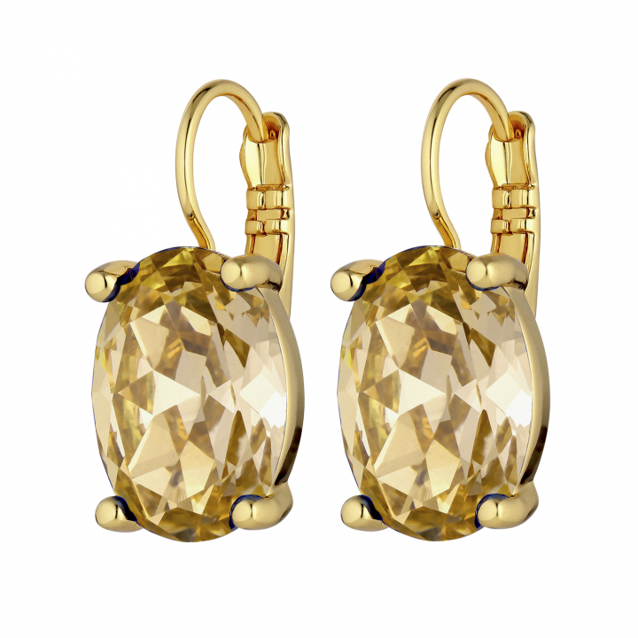 CHANTAL Gull GOLDEN Øreringer i gruppen Øredobber hos SCANDINAVIAN JEWELRY DESIGN (430083)