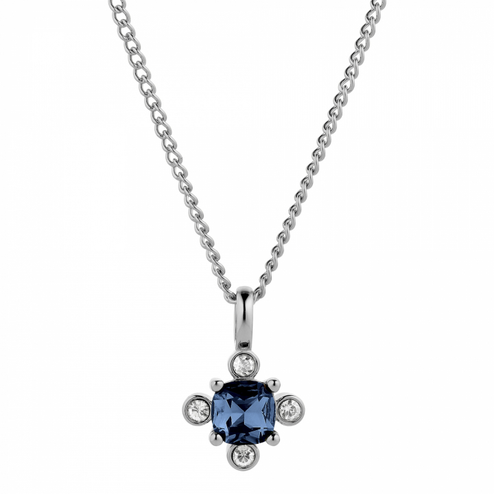 RIMINI Sølv ROYAL BLUE Halskjede i gruppen Halskjede / Sølvkjede hos SCANDINAVIAN JEWELRY DESIGN (430110)