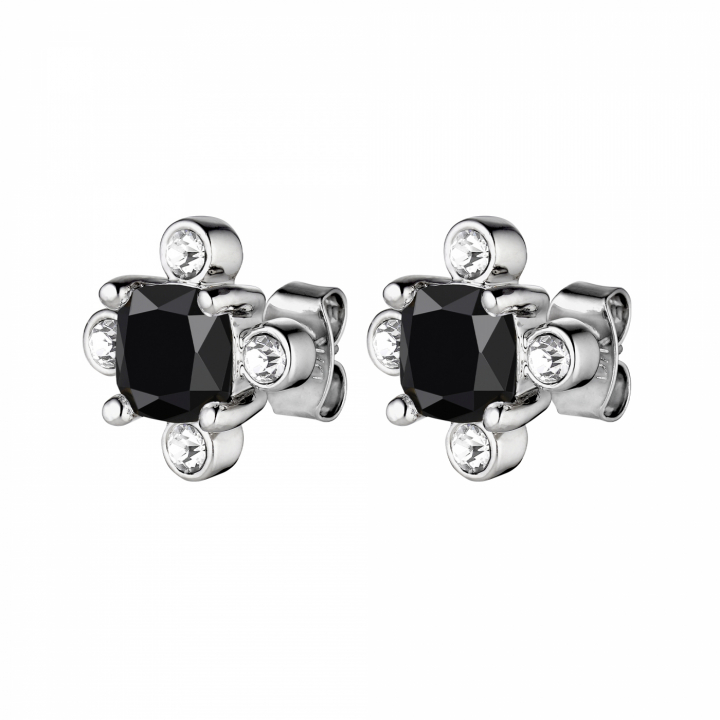 GIGI Sølv BLACK Øreringer i gruppen Øredobber / Sølvøredobber hos SCANDINAVIAN JEWELRY DESIGN (430114)