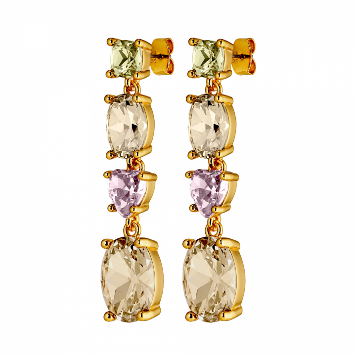CARMEN Gull GOLDEN i gruppen Øredobber / Gulløredobber hos SCANDINAVIAN JEWELRY DESIGN (440022)