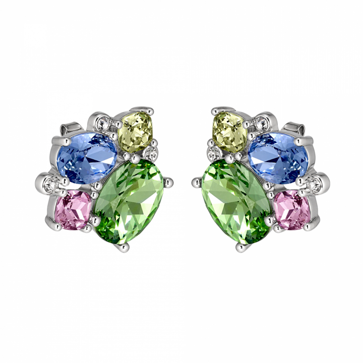 EMMA Sølv PASTEL MULTI i gruppen Øredobber / Sølvøredobber hos SCANDINAVIAN JEWELRY DESIGN (440057)