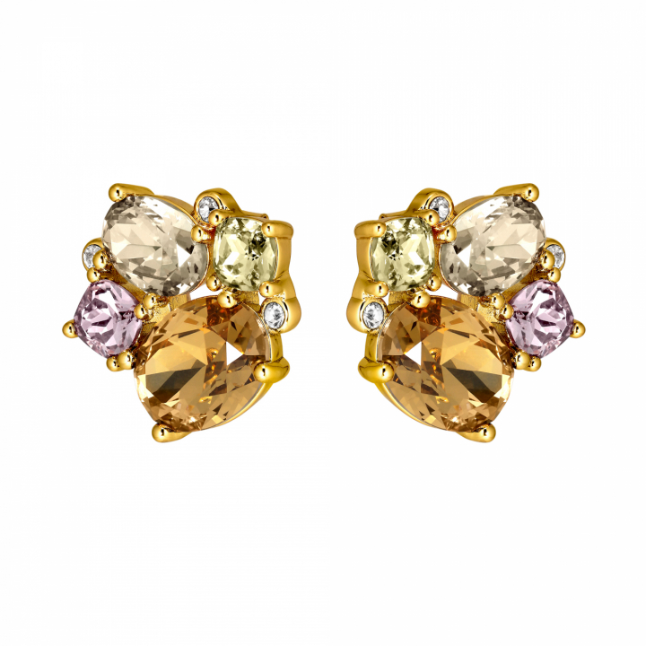 EMMA Gull GOLDEN i gruppen Øredobber / Gulløredobber hos SCANDINAVIAN JEWELRY DESIGN (440058)
