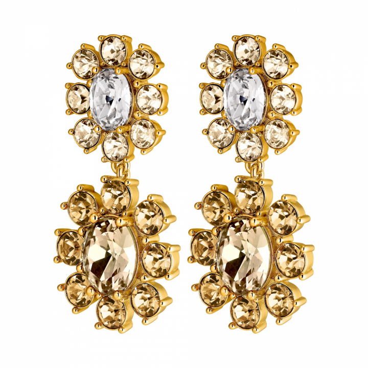 LINA Gull GOLDEN i gruppen Øredobber / Gulløredobber hos SCANDINAVIAN JEWELRY DESIGN (440063)