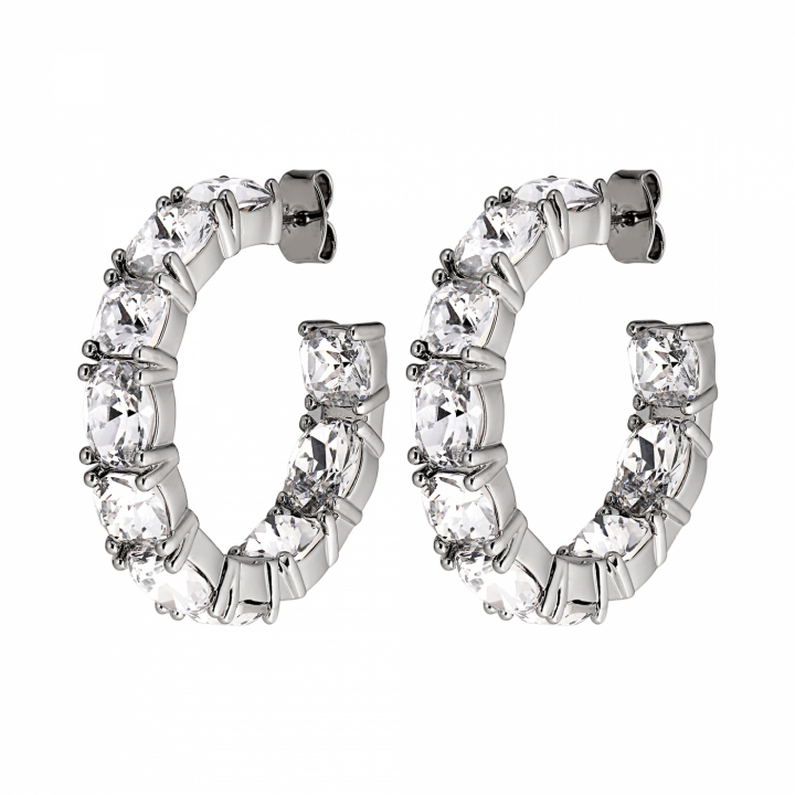 GRETIA Sølv CRYSTAL i gruppen Øredobber / Sølvøredobber hos SCANDINAVIAN JEWELRY DESIGN (440071)