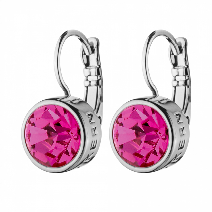 LOUISE Sølv PINK i gruppen Øredobber / Sølvøredobber hos SCANDINAVIAN JEWELRY DESIGN (440164)