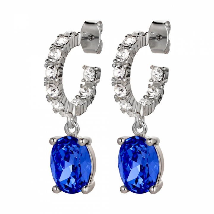 BARBARA Sølv SAPPHIRE i gruppen Øredobber / Sølvøredobber hos SCANDINAVIAN JEWELRY DESIGN (440168)