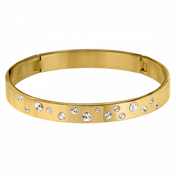 CLARE I Gull CRYSTAL i gruppen Armbånd / Gullarmbånd hos SCANDINAVIAN JEWELRY DESIGN (440196)