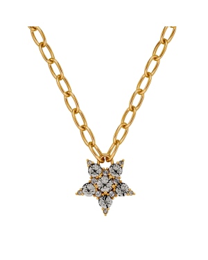 SAGITTA SG GREY Necklace Gold i gruppen Halskjede / Gullkjede hos SCANDINAVIAN JEWELRY DESIGN (450054)