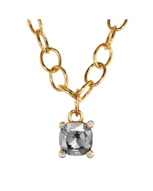 RAMINA SG GREY Necklace Gold i gruppen Halskjede / Gullkjede hos SCANDINAVIAN JEWELRY DESIGN (450122)
