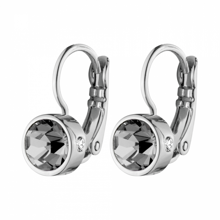 MADU SS GREY Earrings Silver i gruppen Øredobber / Sølvøredobber hos SCANDINAVIAN JEWELRY DESIGN (450141)