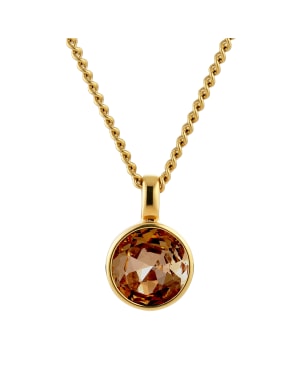ETTE SG BROWN Necklace Gold i gruppen Halskjede / Gullkjede hos SCANDINAVIAN JEWELRY DESIGN (450144)