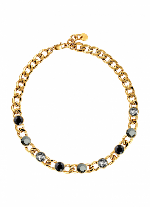 CAMELA SG BLACK MIX i gruppen Halskjede / Gullkjede hos SCANDINAVIAN JEWELRY DESIGN (450173)