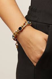 ARIANE SG BLACK MIX Bracelet i gruppen Armbånd / Gullarmbånd hos SCANDINAVIAN JEWELRY DESIGN (450175)