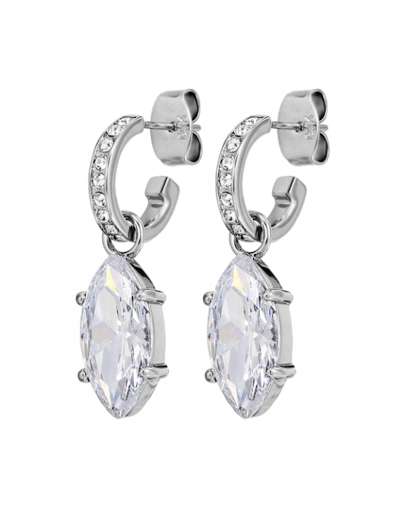 JUNIPE SS CRYSTAL EARRINGS SILVER i gruppen Øredobber / Sølvøredobber hos SCANDINAVIAN JEWELRY DESIGN (470003)