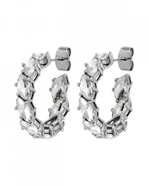 TAMARIN SS CRYSTAL EARRINGS SILVER i gruppen Øredobber / Sølvøredobber hos SCANDINAVIAN JEWELRY DESIGN (470018)
