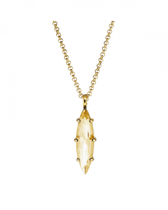 TAKESHI SG GOLDEN NECKLACE GOLD i gruppen Halskjede / Gullkjede hos SCANDINAVIAN JEWELRY DESIGN (470041)