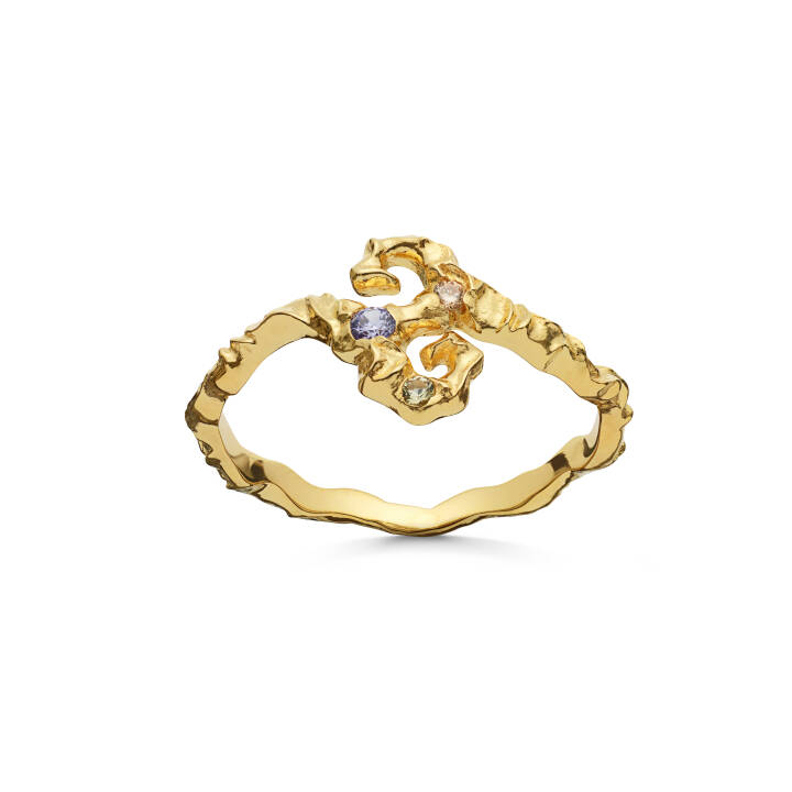 Tenti Ring Gull i gruppen Ringer hos SCANDINAVIAN JEWELRY DESIGN (4739A)