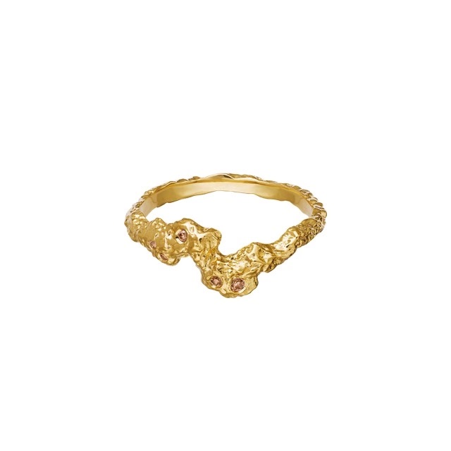 Frida Ring Gold 51 i gruppen Ringer / Gullringer hos SCANDINAVIAN JEWELRY DESIGN (4775a-51)