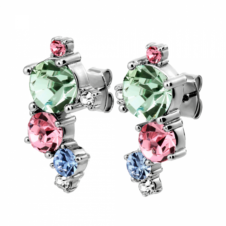 CURRA SS PASTEL Earrings Silver i gruppen Øredobber / Sølvøredobber hos SCANDINAVIAN JEWELRY DESIGN (480081)