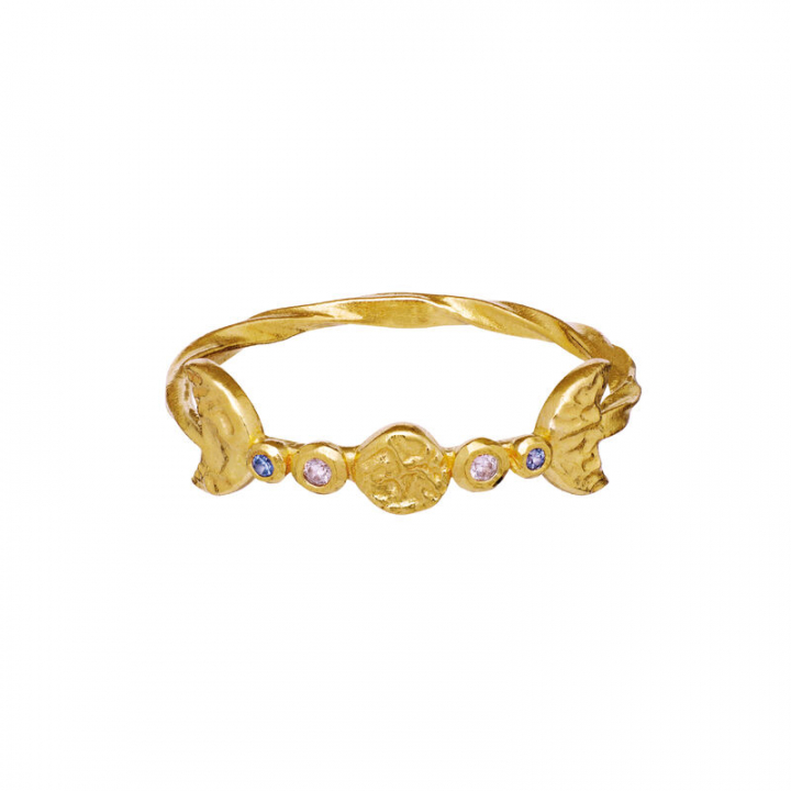 Lucilia Ring Gull i gruppen Ringer / Gullringer hos SCANDINAVIAN JEWELRY DESIGN (4816A)