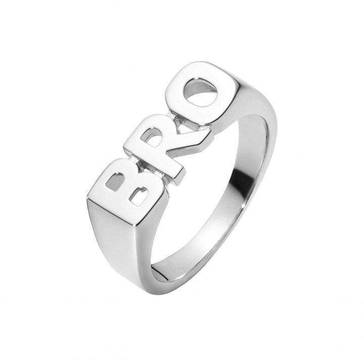 BRO Ring Silver i gruppen Ringer / Sølvringer hos SCANDINAVIAN JEWELRY DESIGN (500463AG)