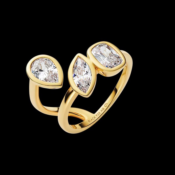 You & Me Baby Ring Gold i gruppen Ringer / Gullringer hos SCANDINAVIAN JEWELRY DESIGN (500490YG)