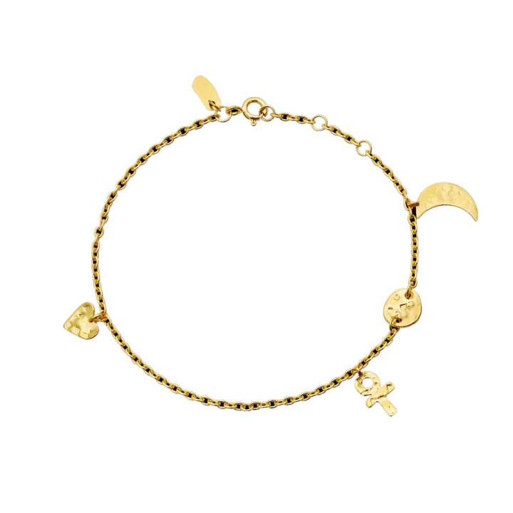Tullia Armbånd Gull i gruppen Armbånd / Gullarmbånd hos SCANDINAVIAN JEWELRY DESIGN (8612A)
