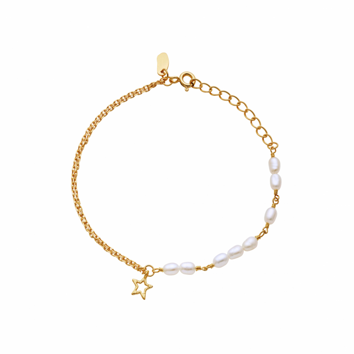 Celina bracelet Gold i gruppen Armbånd / Gullarmbånd hos SCANDINAVIAN JEWELRY DESIGN (8630A)