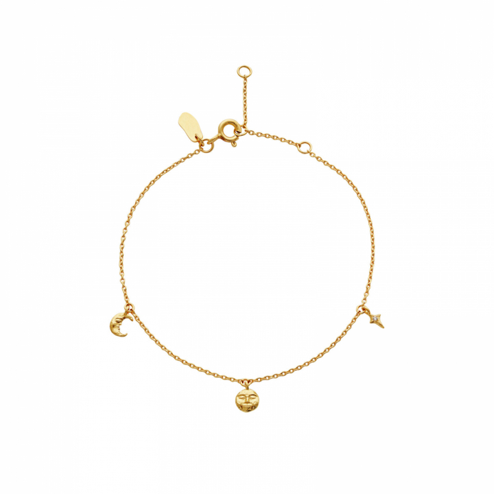 Lysander Bracelet Gold i gruppen Armbånd / Gullarmbånd hos SCANDINAVIAN JEWELRY DESIGN (8691A)
