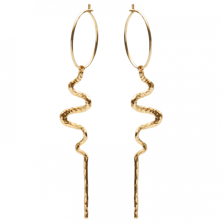 Mia Creol Gull i gruppen Øredobber / Gulløredobber hos SCANDINAVIAN JEWELRY DESIGN (9372A)