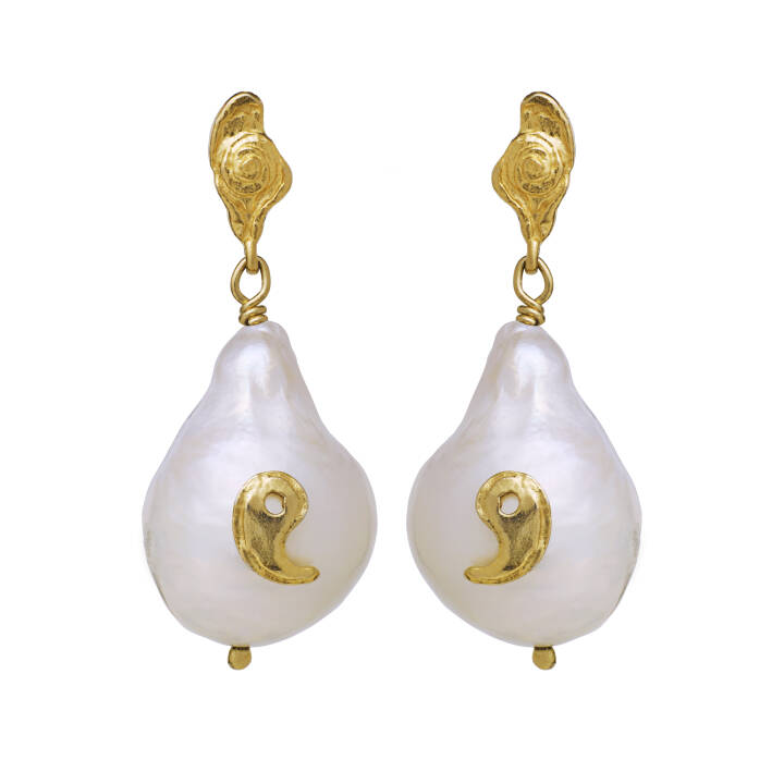 Lucia Øreringer  i gruppen Øredobber / Perleøredobber hos SCANDINAVIAN JEWELRY DESIGN (9709A)
