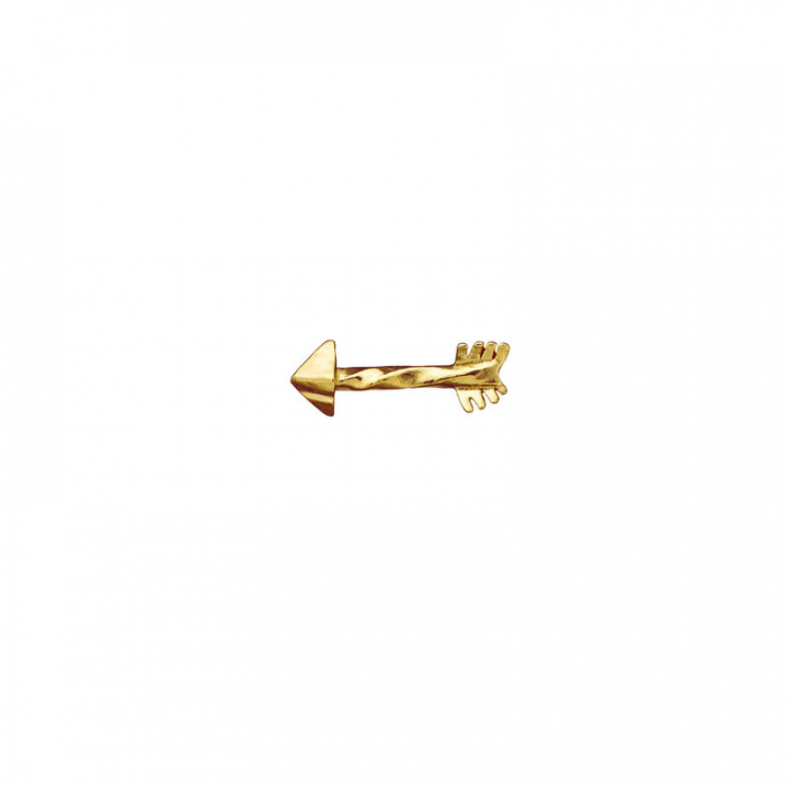 Sagitta Single Earstick Gull i gruppen Øredobber / Gulløredobber hos SCANDINAVIAN JEWELRY DESIGN (9837A)