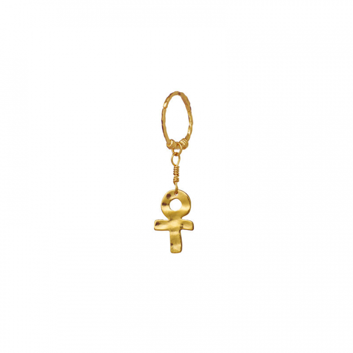 Medea Single Øreringer Gull i gruppen Øredobber / Gulløredobber hos SCANDINAVIAN JEWELRY DESIGN (9839A)