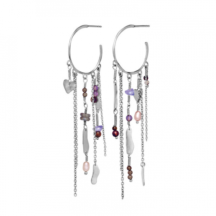 Galathea Øreringer Sølv i gruppen Øredobber hos SCANDINAVIAN JEWELRY DESIGN (9858C)