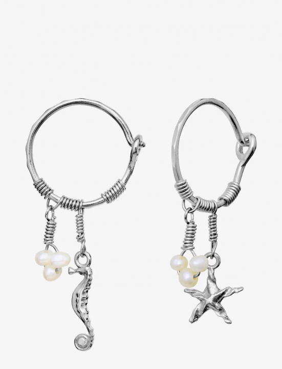 MOMI Earrings Silver i gruppen Øredobber hos SCANDINAVIAN JEWELRY DESIGN (9872C)