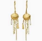 ZALE Earrings Gold i gruppen Øredobber / Perleøredobber hos SCANDINAVIAN JEWELRY DESIGN (9901A)