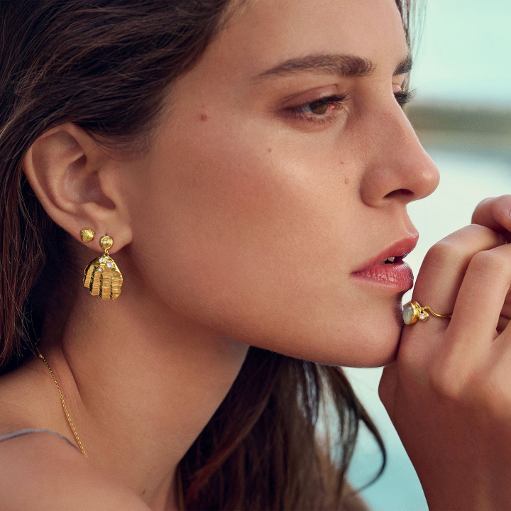  i gruppen Øredobber / Gulløredobber hos SCANDINAVIAN JEWELRY DESIGN (9902A)
