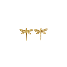 ADELINA Earrings Gold i gruppen Øredobber / Gulløredobber hos SCANDINAVIAN JEWELRY DESIGN (9910A)