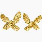 LAVENDER Earrings Gold i gruppen Øredobber / Gulløredobber hos SCANDINAVIAN JEWELRY DESIGN (9912A)