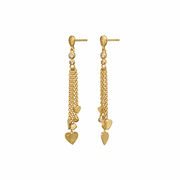 Lolly Earrings Gold i gruppen Øredobber / Gulløredobber hos SCANDINAVIAN JEWELRY DESIGN (9960A)