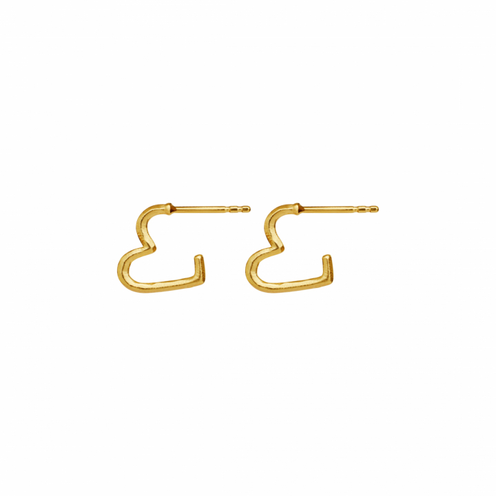 Laia Petite Earrings Gold i gruppen Øredobber / Gulløredobber hos SCANDINAVIAN JEWELRY DESIGN (9963A)