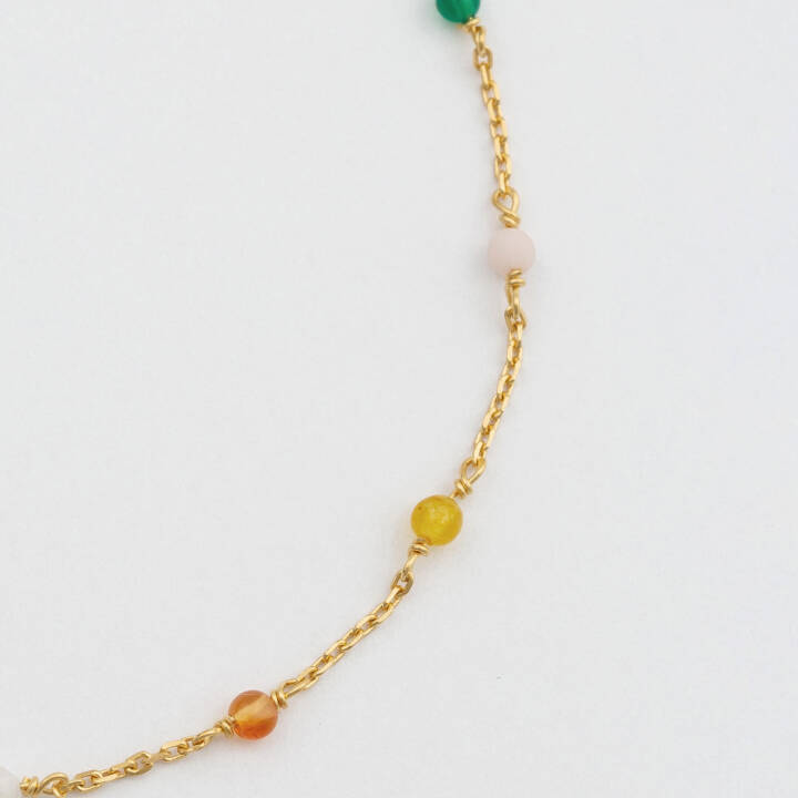 Santa Monica Multicolour Bracelet Gold i gruppen Armbånd / Gullarmbånd hos SCANDINAVIAN JEWELRY DESIGN (BG1253)
