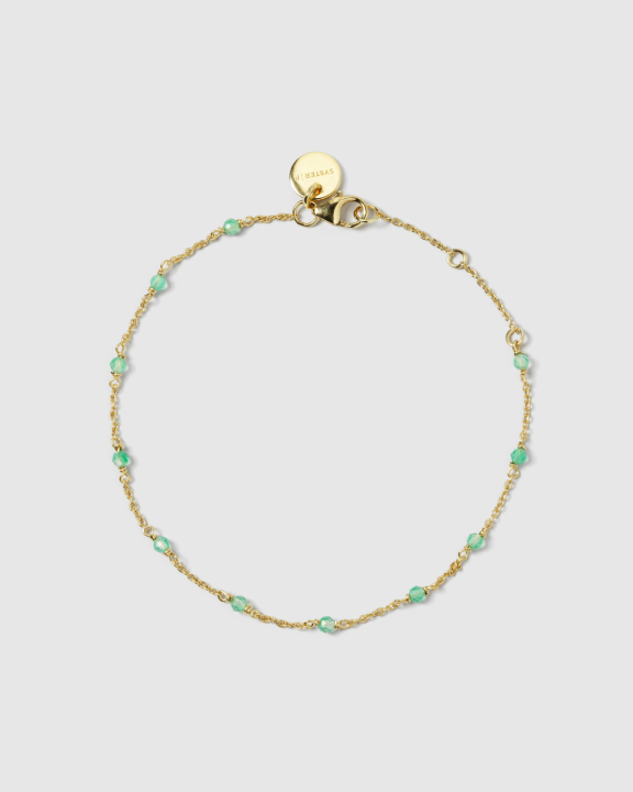 Santa Monica Bracelet Gold i gruppen Armbånd / Gullarmbånd hos SCANDINAVIAN JEWELRY DESIGN (BG1253GO)