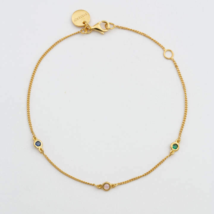 Treasure Shimmer Bracelet Gold i gruppen Armbånd / Gullarmbånd hos SCANDINAVIAN JEWELRY DESIGN (BG1257MU)