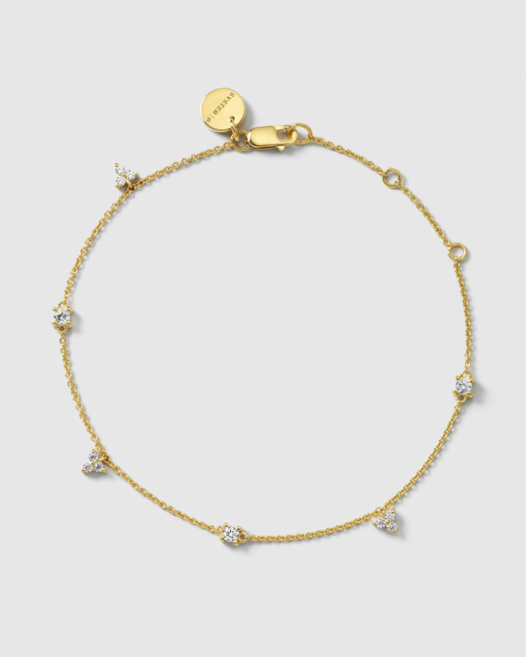 Celestia Bracelet Gold i gruppen Armbånd / Gullarmbånd hos SCANDINAVIAN JEWELRY DESIGN (BG1287)