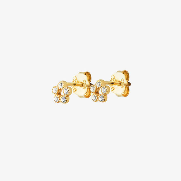 Bliss studs/Øreringer Gull i gruppen Øredobber hos SCANDINAVIAN JEWELRY DESIGN (BLS-E1S00D-G)