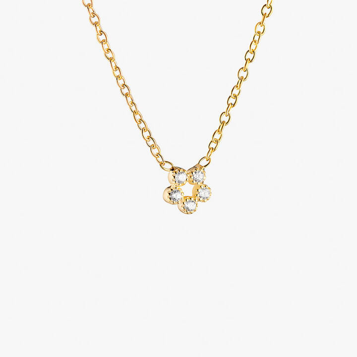 Bliss Halskjede Gull i gruppen Halskjede / Diamantkjede hos SCANDINAVIAN JEWELRY DESIGN (BLS-N1S45D-G)