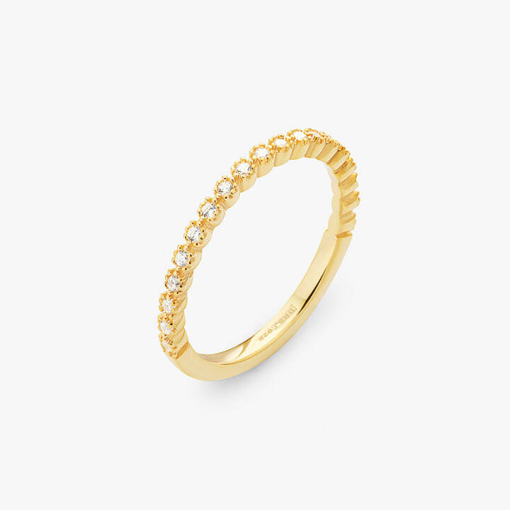 Bliss ring Gull i gruppen Ringer / Diamantringer hos SCANDINAVIAN JEWELRY DESIGN (BLS-R2S-G)